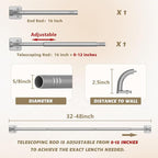 UIOSANRT Warp Around Curtain Rods - Image 5