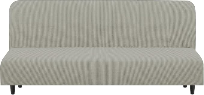 U-NICE HOME Stretch Futon Cover Armless Bed Slipcover by U-NICEHOME