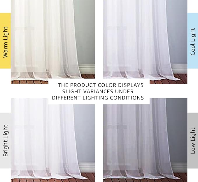 NICETOWN Sheer Curtains Extra Length - Image 2