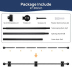 ENJOYBASICS No Drill Curtain Rods - Image 7