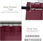 OWENIE Sheer Curtains 2 Panels Set - Image 4