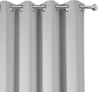 LEMOMO Light Grey Blackout Curtains 42 x 63 Inch Length/Set of 2 Curtain - Image 5