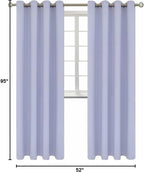 BGment Room Darkening Curtains 95 Inches Long - Image 9