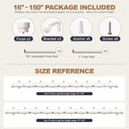 Lootkell Modern White Curtain Rods - Image 9