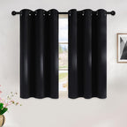 NICETOWN Blackout Curtains 45 Inches Long Kitchen Drapes by NICETOWN