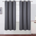LEMOMO Grey Blackout Curtains 42 x 72 Inch Length/Set of 2 Curtain by Lemomo