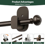KAMANINA Curtain Rods No Drilling - Image 9