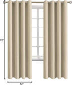 BGment Room Darkening Curtains 72 Inches Long - Image 9