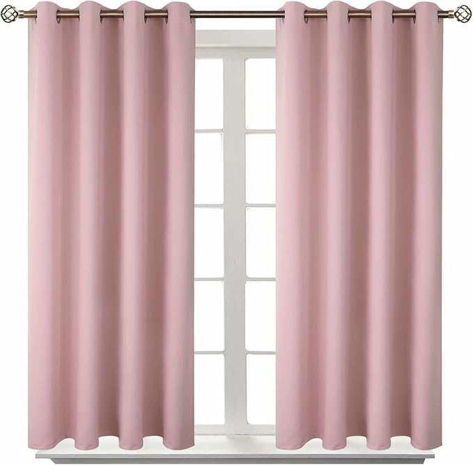 BGment Room Darkening Curtains 54 Inches Long by BGment
