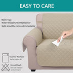 U-NICE HOME Futon Sofa Covers Reversible Sofa Slipcover Armless Cover Furniture - Image 4
