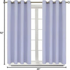 BGment Room Darkening Curtains 45 Inches Long - Image 9
