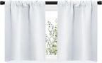 NICETOWN Greyish White Window Curtain Panels - Image 2