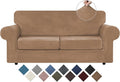 WEERRW Velvet Couch Covers for 2 Cushion Couch Sofa by WEERRW
