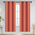 Yakamok Thermal Curtains Blackout Curtain Panels, Room Darkening Solid Grommet by Yakamok