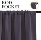 NICETOWN Blackout Curtains for Living Curtains, 2 Panels, 42 by 72, Room - Image 2