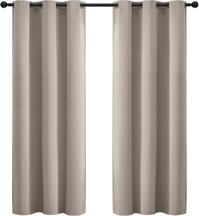 Yakamok Blackout Curtains Room Darkening Thermal Insulated Window Panels by Yakamok