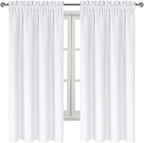 DWCN White Curtains for Living Room Thermal Insulated, 50% Light Blocking - Image 8