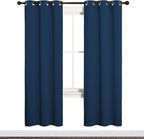 NICETOWN Bedroom Curtain Panels Blackout Draperies, Thermal Insulated Solid - Image 2