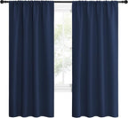 NICETOWN Navy Blue Blackout Curtains - Image 2