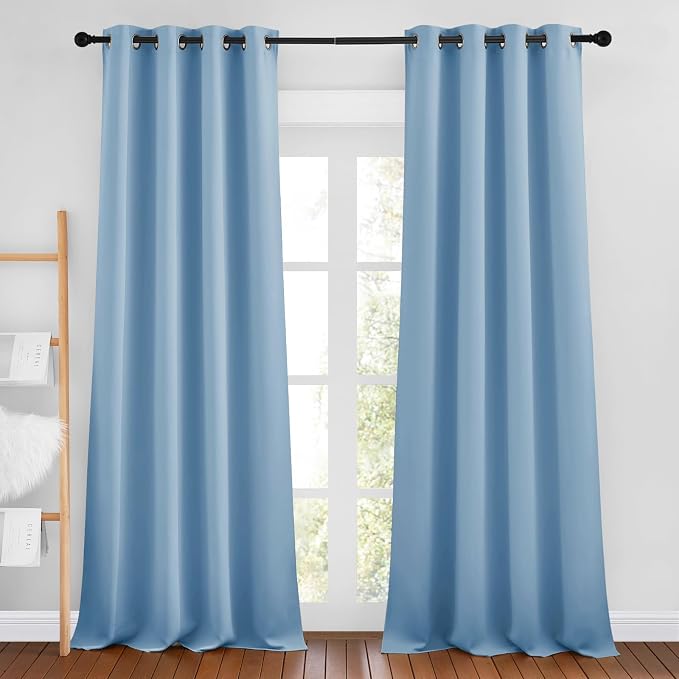 NICETOWN Blue Room Darkening Curtains by NICETOWN