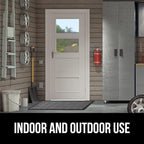 GORILLA GRIP 100% Waterproof All-Season WeatherMAX Doormat, Durable Natural - Image 10