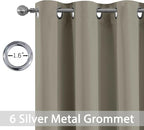 Yakamok Premium Room Darkening Thermal Insulated Curtains - Image 2