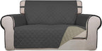 PureFit Reversible Quilted Sofa Cover, Water Resistant Slipcover Furniture by PureFit
