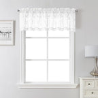 Lecloud Leia White Sheer Valances by Lecloud
