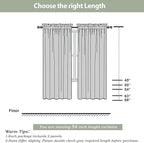 OWENIE Light Purple Sheer Curtains 54 Inch Length 2 Panels Set, Rod Pocket - Image 8