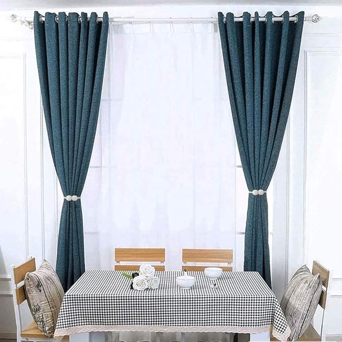 Melaluxe 6 Pack Magnetic Curtain Tiebacks, Decorative Curtain Holdbacks - Image 5
