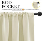 NICETOWN Kitchen Curtains, Short Blackout Curtains & Drapes, Home Decoration - Image 3