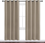 NICETOWN Taupe Blackout Curtains 78" Long - Image 2