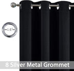 Yakamok Blackout Curtains Room Darkening Thermal Insulated Window Panels - Image 3