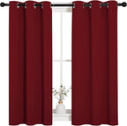 NICETOWN Christmas Window Curtains Blackout Drapes, Thermal Insulated Home by NICETOWN