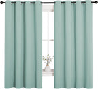 NICETOWN Bedroom Curtain Panels Blackout Draperies, Thermal Insulated Solid - Image 2