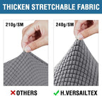 H.VERSAILTEX 3 Piece Stretch Sofa Covers - Image 3