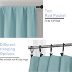 Simplebrand Aqua Blackout Curtains - Image 4