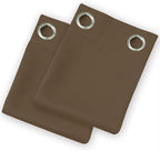 LEMOMO Brown Thermal Blackout Curtains/38 x 63 Inch/Set of 2 Panels Room - Image 9