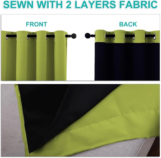 NICETOWN 100% Blackout Curtains - Image 5