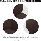 PureFit Super Stretch Sofa Slipcover – Spandex Non Slip Soft Couch Sofa Cover - Image 3