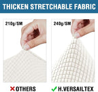 H.VERSAILTEX 3 Piece Stretch Sofa Covers - Image 3