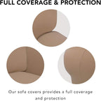 PureFit Super Stretch Chair Sofa Slipcover – Spandex Non Slip Soft Couch Sofa - Image 3