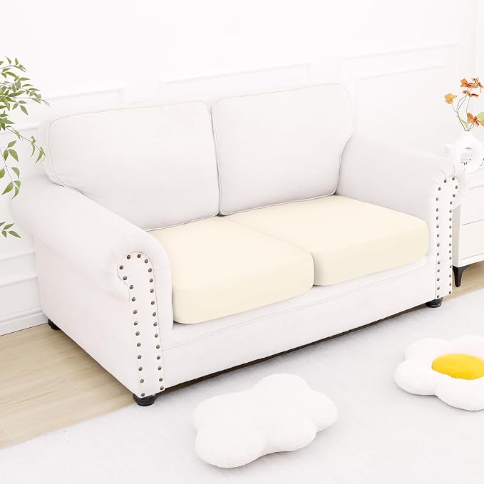 Smiry Printed Couch Cushion Covers, Stretch Soft Couch Covers - Image 5