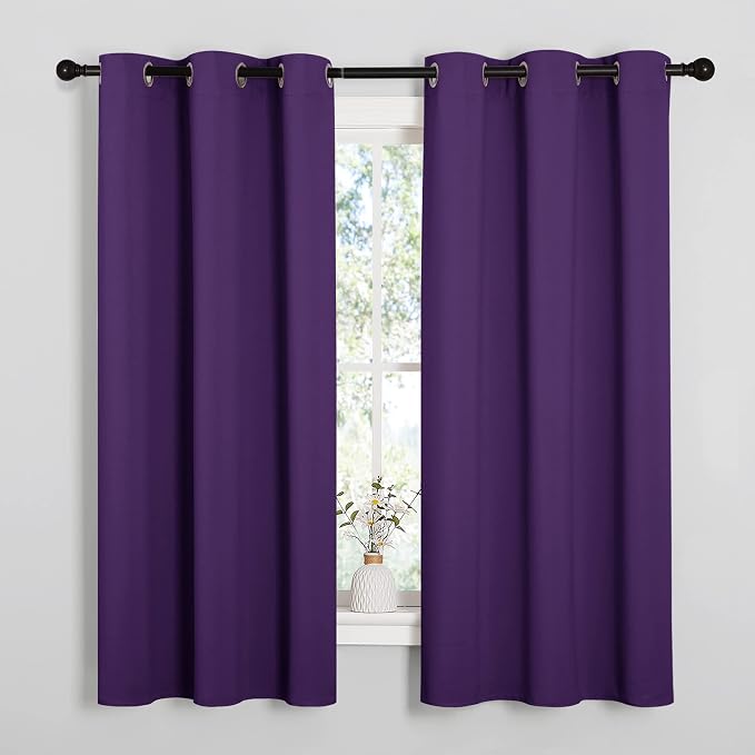 NICETOWN Triple Weave Home Decoration Thermal Insulated Solid Ring Top Blackout - Image 2
