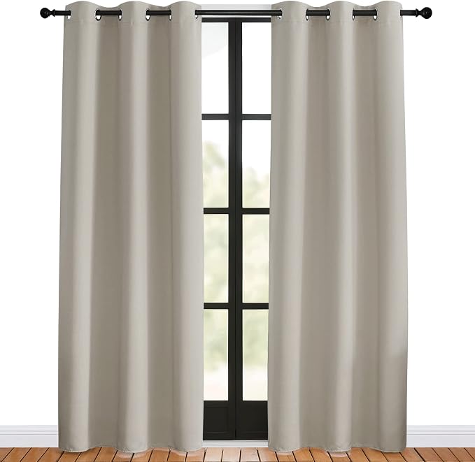 NICETOWN Blackout Curtains for Bedroom, 42 W by 80 L, Thermal Insulated - Image 2