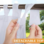 RYB HOME Detachable Outdoor Curtains - Image 2