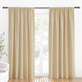RYB HOME Large Curtains for Bedroom 84 inches Long 2 Panels Set, Privacy by RYBHOME