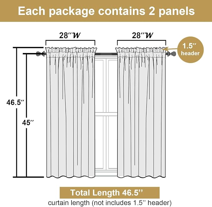 Lecloud Leia Black Sheer Curtains - Image 3