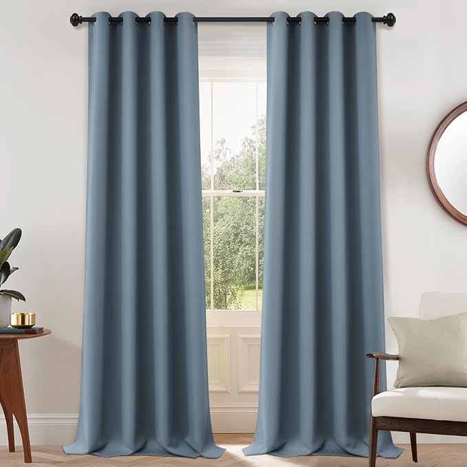 Yakamok Blackout Curtains Room Darkening Thermal Insulated Window Panels by Yakamok