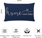 MFGNEH Home Sweet Home Quotes Farmhouse Pillow Covers 12x20 Inch, Farmhouse - Image 5